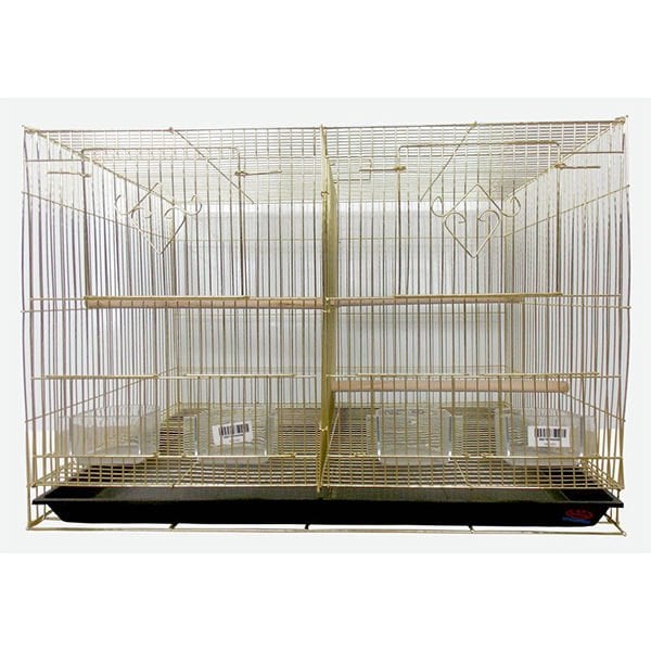 Dayang 2 Adet 60X41X41 Cm Pirinç Kafes | Kuş Kafesi