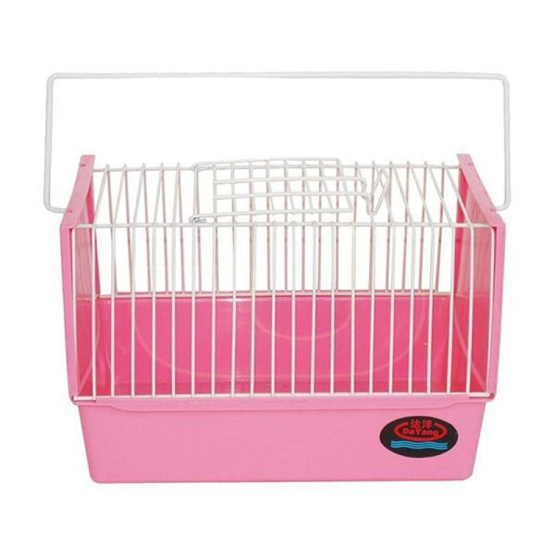 Dayang 21.5x15.5x14.5 Cm Kafesi Beyaz Pembe | Tavşan Kafesi Dayang 21.5x15.5x14.5 Cm Kafesi Beyaz Pembe | Tavşan Kafesi