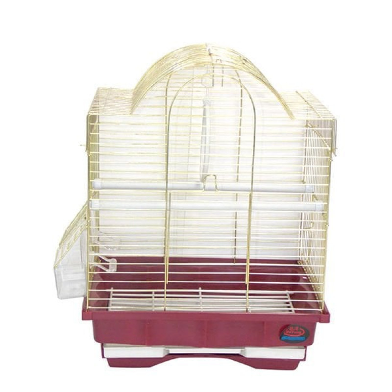 Dayang 29.5x22.3x38.5 Cm Çift Kapılı Kubbeli Kafes Kırmızı | Kuş Kafesi Dayang 29.5x22.3x38.5 Cm Çift Kapılı Kubbeli Kafes Kırmızı | Kuş Kafesi