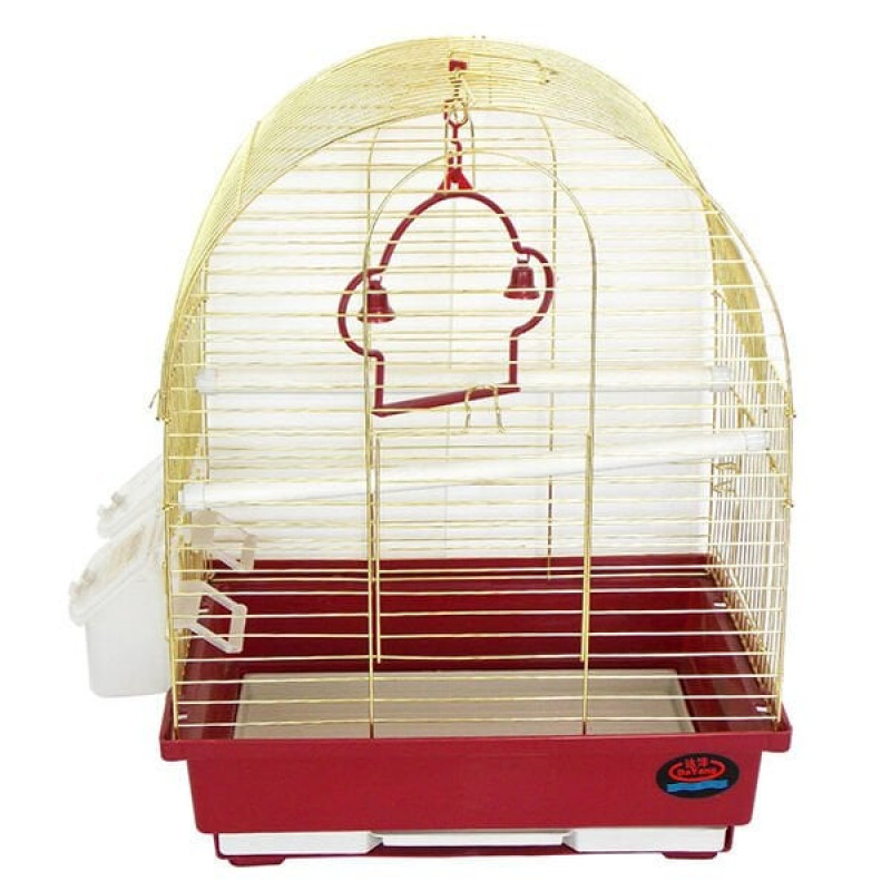 Dayang 30x23x39 Cm İki Kapılı Davul Kafes Kırmızı Sarı | Kuş Kafesi Dayang 30x23x39 Cm İki Kapılı Davul Kafes Kırmızı Sarı | Kuş Kafesi