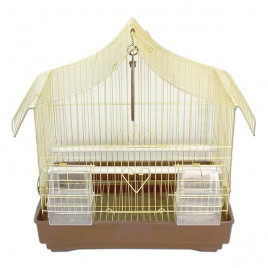 Dayang 33x23x35 Cm Damla Kafes Kahverengi Sarı | Kuş Kafesi Dayang 33x23x35 Cm Damla Kafes Kahverengi Sarı | Kuş Kafesi