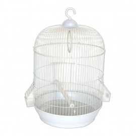 Dayang 33x41 Cm Dayanıklı Yuvarlak Kafes Beyaz