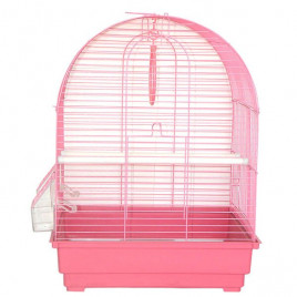 Dayang 35x28x46 Cm İki Kapılı Davul Kafes Pembe | Kuş Kafesi Dayang 35x28x46 Cm İki Kapılı Davul Kafes Pembe | Kuş Kafesi
