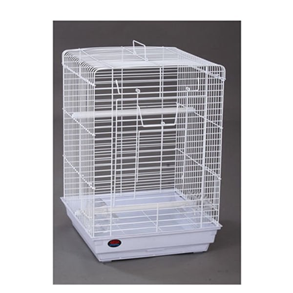 Dayang 40x40x58 Cm Hafif ve Taşınabilir Papağan Kafesi Beyaz | Kuş Kafesi