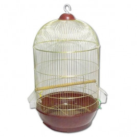 Dayang 40X70 Cm Yuvarlak Pirinç Kafes | Kuş Kafesi Dayang 40X70 Cm Yuvarlak Pirinç Kafes | Kuş Kafesi