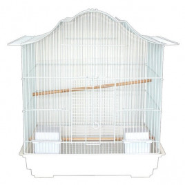 Dayang 47.5x36x55 Cm Çatılı Kafes Beyaz | Kuş Kafesi Dayang 47.5x36x55 Cm Çatılı Kafes Beyaz | Kuş Kafesi