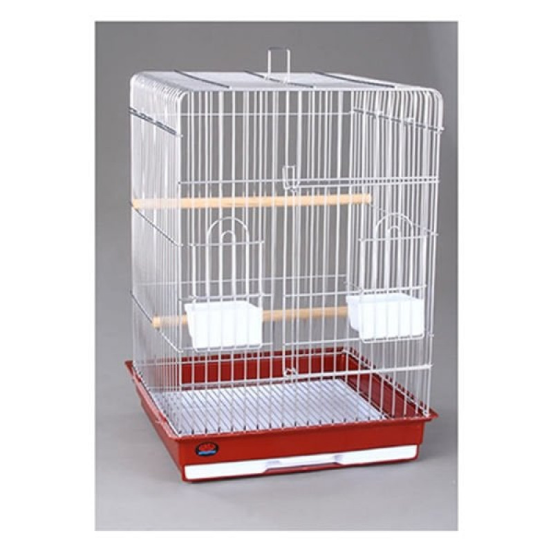 Dayang 47x47x65 Cm Bahar Şenliği Kafes Kırmızı Beyaz | Kuş Kafesi Dayang 47x47x65 Cm Bahar Şenliği Kafes Kırmızı Beyaz | Kuş Kafesi