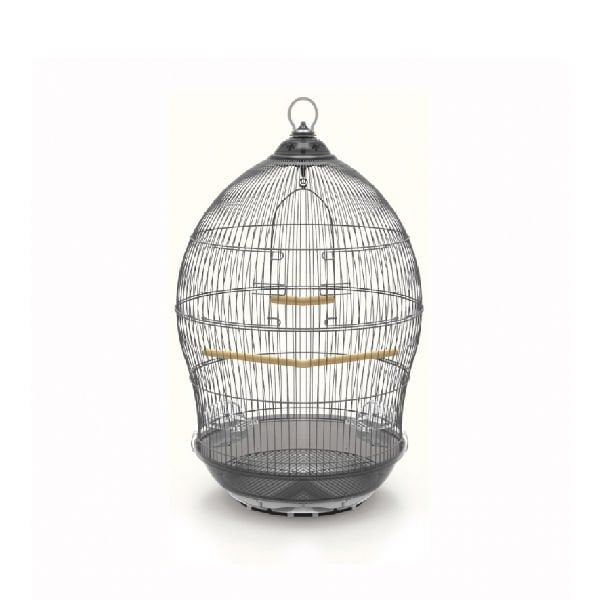 Dayang 48.5x48.5x76 Cm Kubbe Şekilli Dekoratif Kafes Gri | Kuş Kafesi