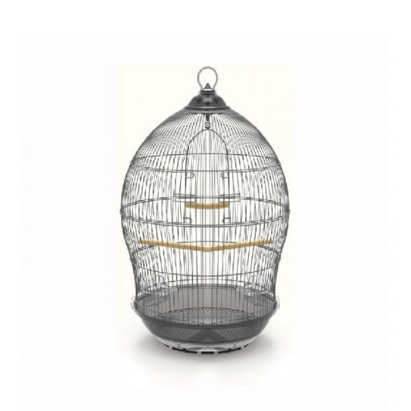 Dayang 48.5x48.5x76 Cm Kubbe Şekilli Dekoratif Kafes Gri | Kuş Kafesi Dayang 48.5x48.5x76 Cm Kubbe Şekilli Dekoratif Kafes Gri | Kuş Kafesi