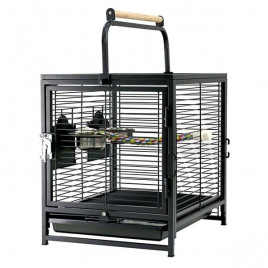 Dayang 48x38x46 Cm Papağan Seyahat Kafesi Siyah | Kuş Kafesi Dayang 48x38x46 Cm Papağan Seyahat Kafesi Siyah | Kuş Kafesi