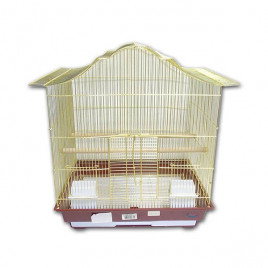 Dayang 52X41X61 Cm Çatı Şekilli Kafes Sarı | Kuş Kafesi Dayang 52X41X61 Cm Çatı Şekilli Kafes Sarı | Kuş Kafesi