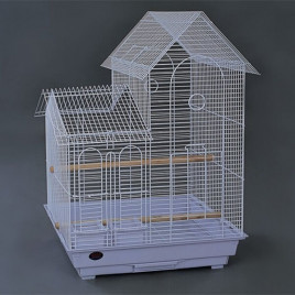 Dayang 52X41X75 Cm Şık Tasarımlı Villa Şekilli Kafes Büyük Beyaz | Kuş Kafesi Dayang 52X41X75 Cm Şık Tasarımlı Villa Şekilli Kafes Büyük Beyaz | Kuş Kafesi