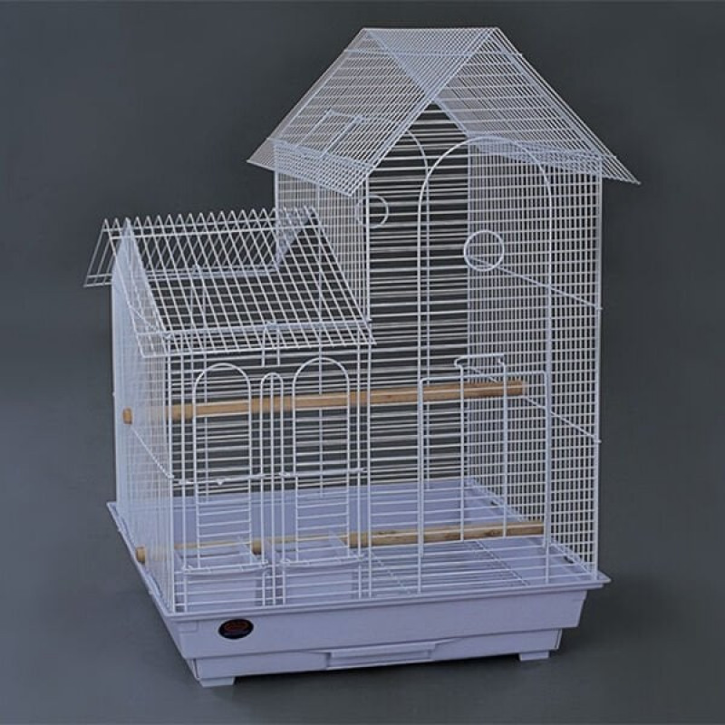 Dayang 52X41X75 Cm Şık Tasarımlı Villa Şekilli Kafes Büyük Beyaz | Kuş Kafesi Dayang 52X41X75 Cm Şık Tasarımlı Villa Şekilli Kafes Büyük Beyaz | Kuş Kafesi