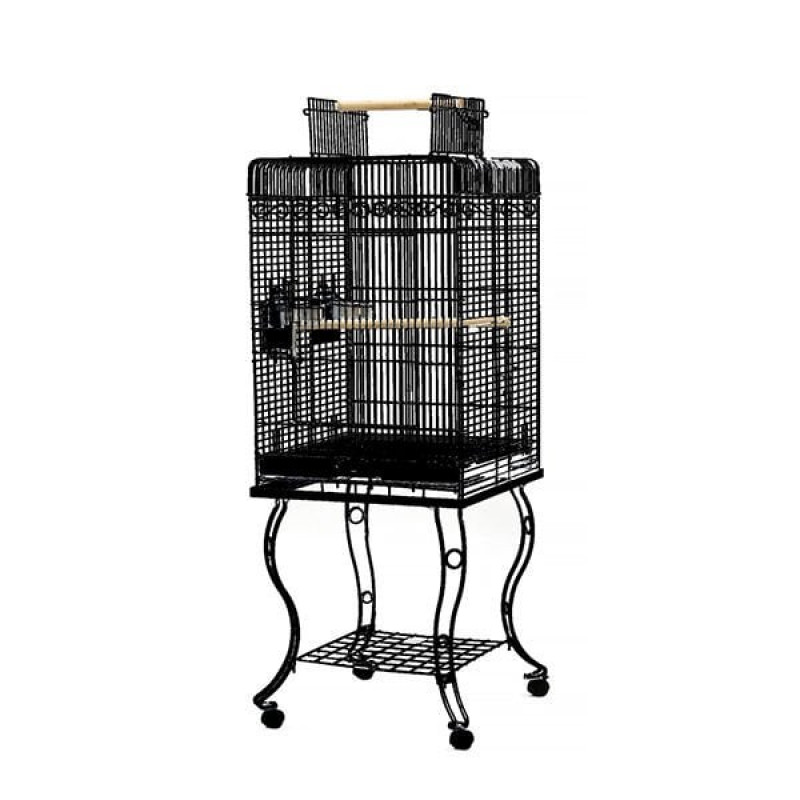 Dayang 54x54x134 CmAyaklı Papağan Kafesi Siyah | Kuş Kafesi Dayang 54x54x134 CmAyaklı Papağan Kafesi Siyah | Kuş Kafesi