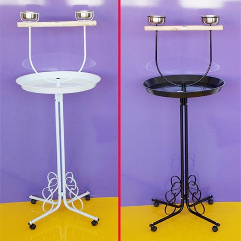 Dayang 56x138 Cm Eğitim Sehpa Beyaz Siyah | Kuş Kafesi Dayang 56x138 Cm Eğitim Sehpa Beyaz Siyah | Kuş Kafesi