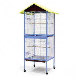 Dayang 60x60x167 Cm Çatılı Büyük Kafes | Kuş Kafesi Dayang 60x60x167 Cm Çatılı Büyük Kafes | Kuş Kafesi