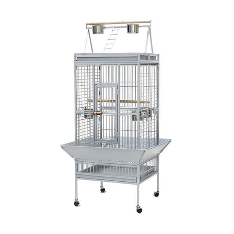 Dayang 61x56x168 Cm Üst Tünekli Kafes Ayaklı Gri | Kuş Kafesi Dayang 61x56x168 Cm Üst Tünekli Kafes Ayaklı Gri | Kuş Kafesi