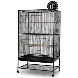 Dayang 79x52x130 Cm Ayaklı Dikdörtgen Kafes Siyah | Kuş Kafesi Dayang 79x52x130 Cm Ayaklı Dikdörtgen Kafes Siyah | Kuş Kafesi