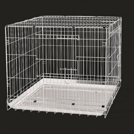 Dayang Metal Köpek Kafesi Beyaz 93x56.5x63.5 Cm