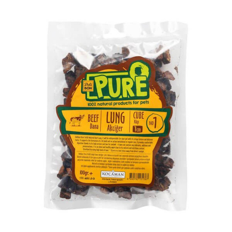 Delibon 100 Gr Kurutulmuş Küp Şeklinde Dana Akciğer 1 Cm | Kurutulmuş Köpek Ödül Maması Delibon 100 Gr Kurutulmuş Küp Şeklinde Dana Akciğer 1 Cm | Kurutulmuş Köpek Ödül Maması