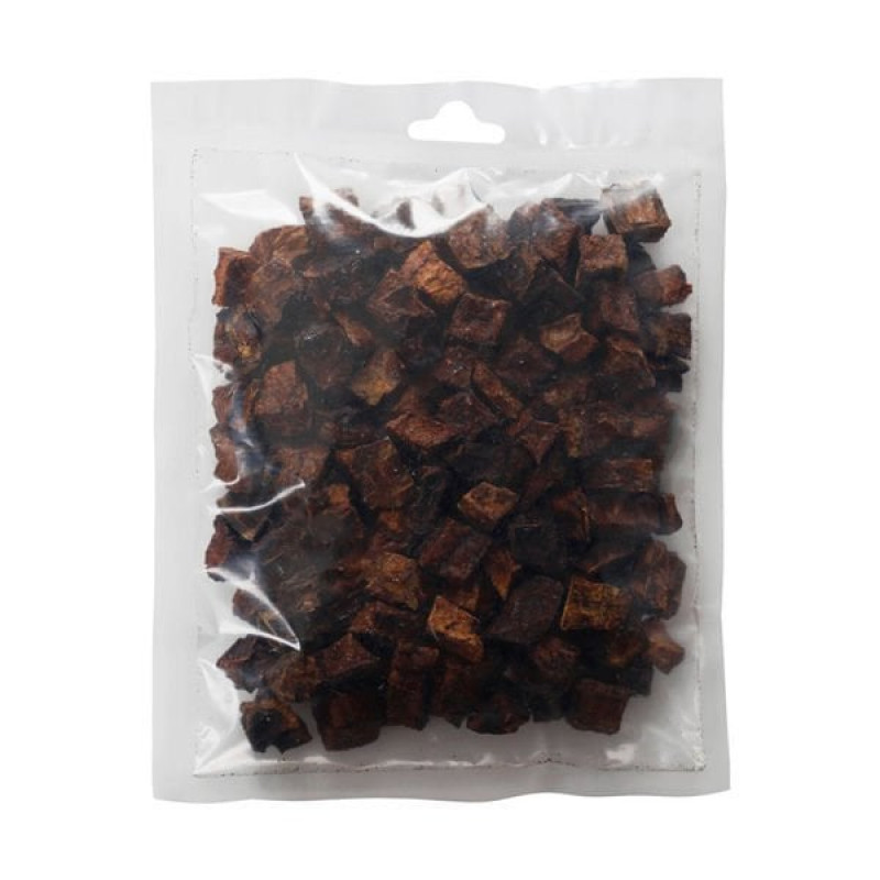 Delibon 100 Gr Kurutulmuş Küp Şeklinde Dana Akciğer 1 Cm | Kurutulmuş Köpek Ödül Maması