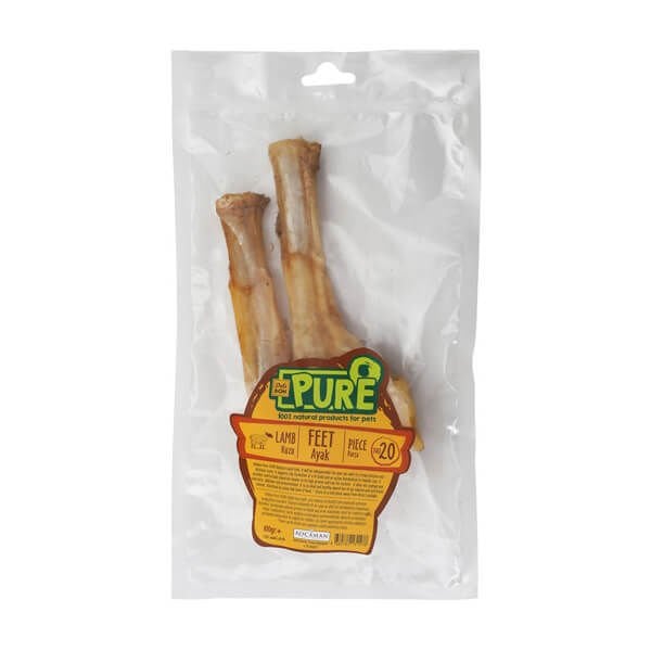 Delibon 100 Gr Kurutulmuş Parça Kuzu Ayak 1 Cm | Kurutulmuş Köpek Ödül Maması