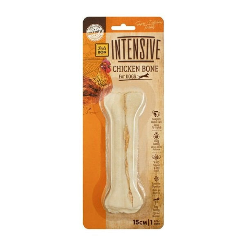 Delibon 15 Cm Intensive Tavuk | Köpek Kemik Ödül Maması Delibon 15 Cm Intensive Tavuk | Köpek Kemik Ödül Maması
