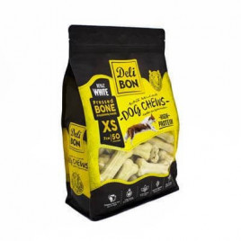 Delibon 50'li Deri Pres Kemik 7 Cm XS Boy Beyaz Delibon 50'li Deri Pres Kemik 7 Cm XS Boy Beyaz