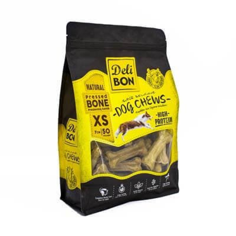 Delibon 50'li Deri Pres Kemik 7 Cm Xs Boy Natural Delibon 50'li Deri Pres Kemik 7 Cm Xs Boy Natural