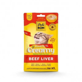 Delibon Creamy Dana Ciğerli Sıvı Kedi Ödül Maması 5x15 Gr | Yetişkin Kedi Maması Delibon Creamy Dana Ciğerli Sıvı Kedi Ödül Maması 5x15 Gr | Yetişkin Kedi Maması