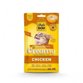 Delibon Creamy Tavuklu Sıvı Kedi Ödül Maması 5x15 Gr | Yetişkin Kedi Maması Delibon Creamy Tavuklu Sıvı Kedi Ödül Maması 5x15 Gr | Yetişkin Kedi Maması