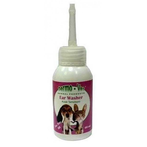 Dermo-vet 60 Ml Kedi Köpek Kulak Temizleme Solusyonu | Köpek Göz Ve Kulak Bakım Ürünü