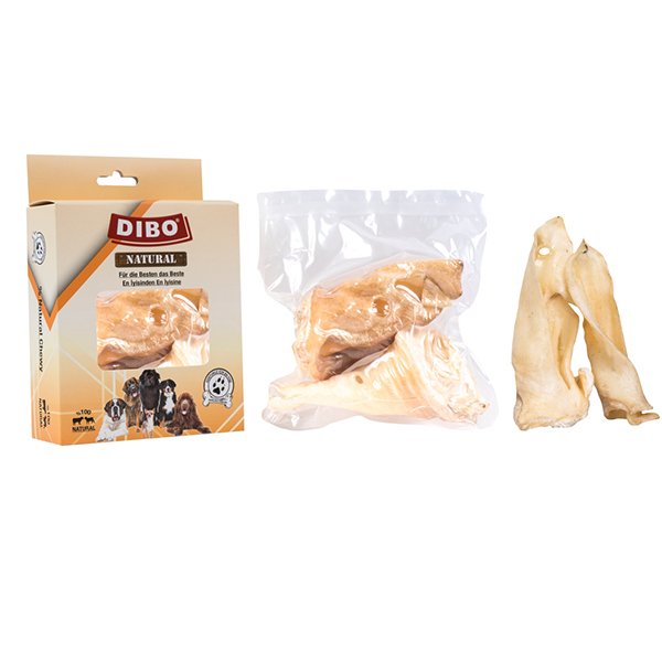 Dibo 100 Gr Kurutulmuş Dana Kulak Beyaz | Kurutulmuş Köpek Ödül Maması