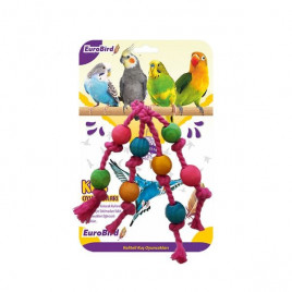 EuroBirdBoncukluİpKırmızı|KuşSalıncağı EuroBirdBoncukluİpKırmızı|KuşSalıncağı