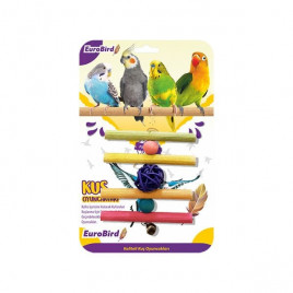 EuroBirdDörtlüTahtaMerdivenRenkli|KuşSalıncağı EuroBirdDörtlüTahtaMerdivenRenkli|KuşSalıncağı