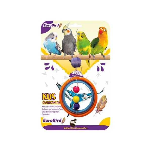 Euro Bird İçiçe Halka Renkli | Kuş Salıncağı