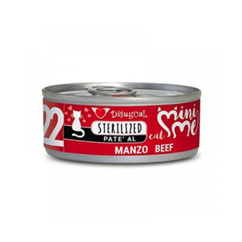 Disugual 85 Gr Mini Me 22 Sterilised Sığır | Kısırlaştırılmış Kedi Maması Disugual 85 Gr Mini Me 22 Sterilised Sığır | Kısırlaştırılmış Kedi Maması