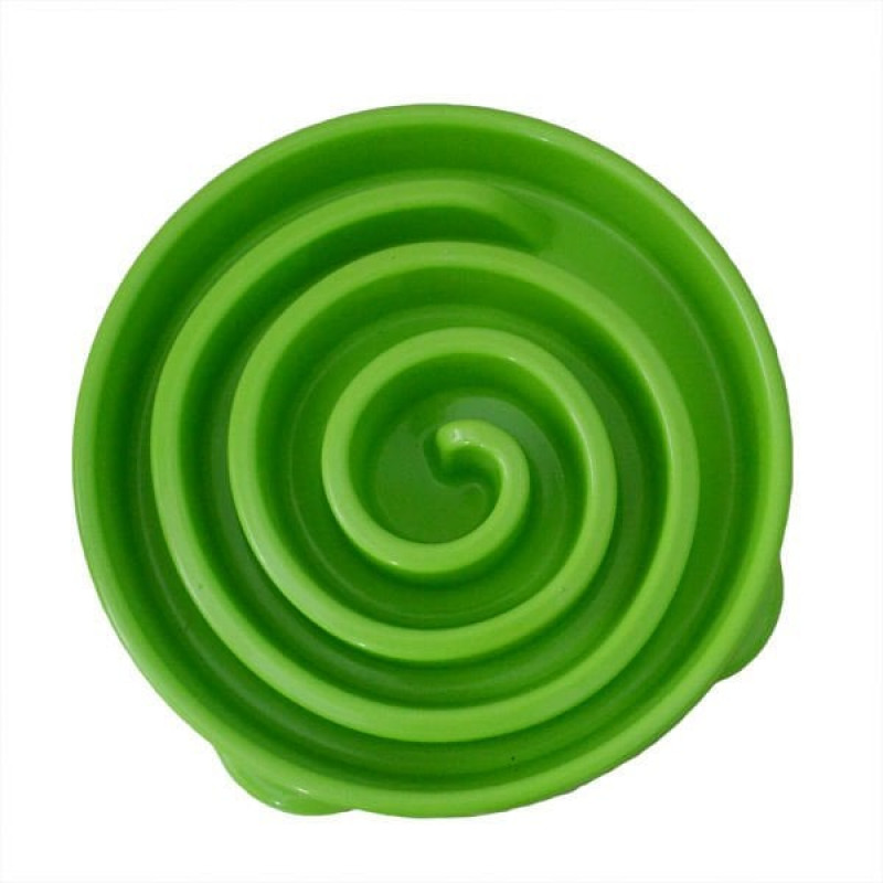 Dog Games 27x5.5 Cm Slo-Bowl Mini Yavaş Yeme Kabı Yeşil | Dekoratif Mama Ve Su Kabı
