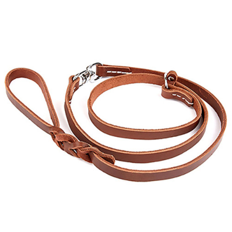 Doggie 1,1x150 Cm Eğitimci Boğmalı Deri Gezdirme Brown | Köpek Eğitim Tasması Doggie 1,1x150 Cm Eğitimci Boğmalı Deri Gezdirme Brown | Köpek Eğitim Tasması