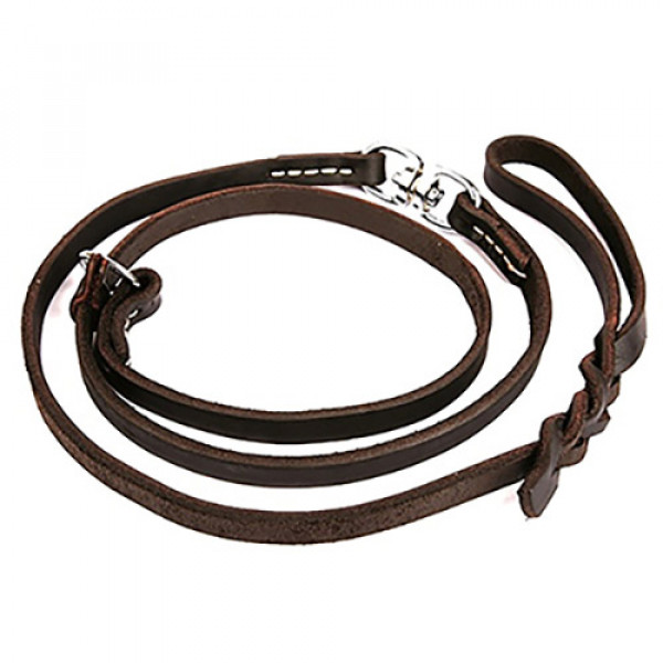 Doggie 1,5x150 Cm Eğitim Boğmalı Yağlı Deri Gezdirme Oil Kahverengi | Köpek Eğitim Tasması