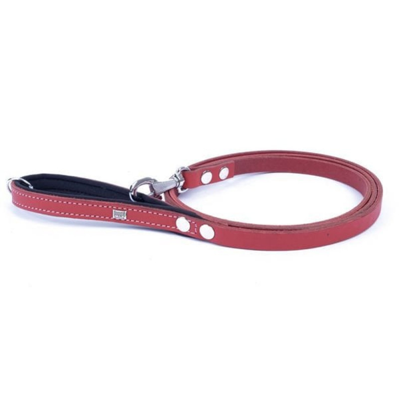 Doggie 1,5x160 Cm Konfor Klasik Deri Gezdirme Kırmızı | Köpek Gezdirme Tasması Doggie 1,5x160 Cm Konfor Klasik Deri Gezdirme Kırmızı | Köpek Gezdirme Tasması