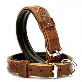 1,5x20-25 Cm Yumuşak Firstclass Deri Boyun Tasma Kahverengi | Köpek Boyun Tasması 1,5x20-25 Cm Yumuşak Firstclass Deri Boyun Tasma Kahverengi | Köpek Boyun Tasması