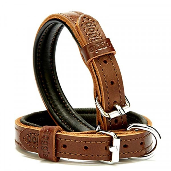 Doggie 1,5x20-25 Cm Yumuşak Firstclass Deri Boyun Tasma Kahverengi | Köpek Boyun Tasması