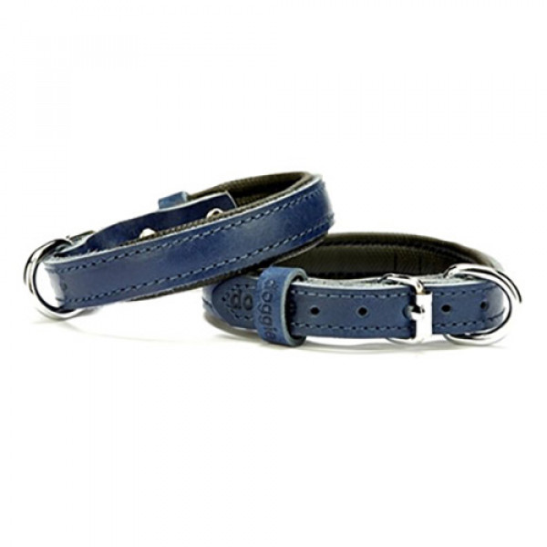 Doggie 1,5x25 30 Cm Konfor Deri Sade Boyun Tasması Royalblue | Köpek Boyun Tasması