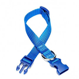 1,5x40 Cm Classic Dokuma Boyun Tasması Medium Mavi | Köpek Boyun Tasması 1,5x40 Cm Classic Dokuma Boyun Tasması Medium Mavi | Köpek Boyun Tasması