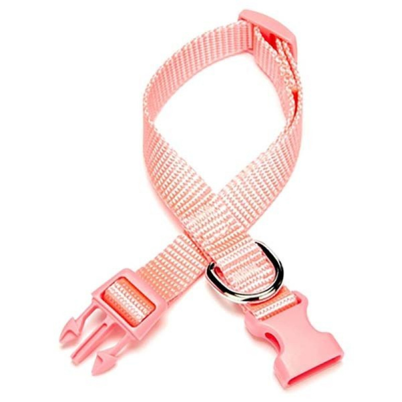 Doggie 1,5x40 Cm Classic Dokuma Boyun Tasması Medium Pembe | Köpek Boyun Tasması Doggie 1,5x40 Cm Classic Dokuma Boyun Tasması Medium Pembe | Köpek Boyun Tasması