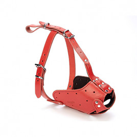 1,5x55-55cm Uzun Burun Koruma Deri Ağızlık Red | Köpek Ağızlığı 1,5x55-55cm Uzun Burun Koruma Deri Ağızlık Red | Köpek Ağızlığı