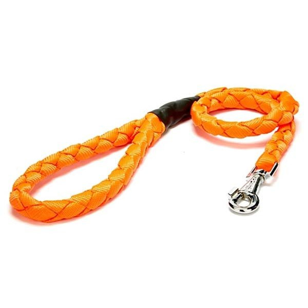 Doggie 2-100 Cm Örgülü Dokuma Gezdirme Tasması Medium Turuncu | Köpek Gezdirme Tasması