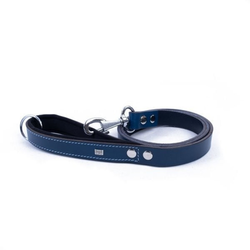 Doggie 2,5x120 Cm Konfor Klasik Deri Gezdirme Royalblue | Köpek Gezdirme Tasması Doggie 2,5x120 Cm Konfor Klasik Deri Gezdirme Royalblue | Köpek Gezdirme Tasması