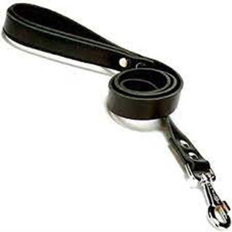 Doggie 2,5x120 Cm Konfor Klasik Deri Gezdirme Siyah | Köpek Gezdirme Tasması